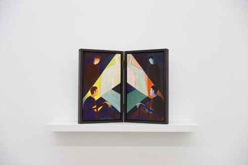 Damien H. Ding, Path (Diptych), Day Before Tomorrow, Photo © Borislav Utjesinovic