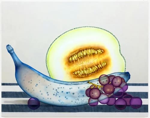 Amanda Baldwin, Zeal Zest Zing #3, Oil on canvas, 33 x 42 inches