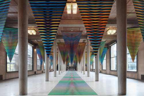Carlos Cruz-Diez, Un Être Flottant - Palais d'Iéna