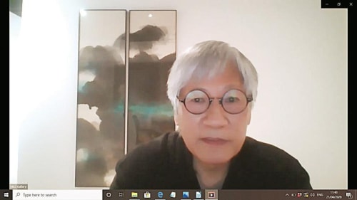Ink artist Raymond Fung shared the highlights of his 40-year career through a 3812 Gallery-hosted webinar recently. .