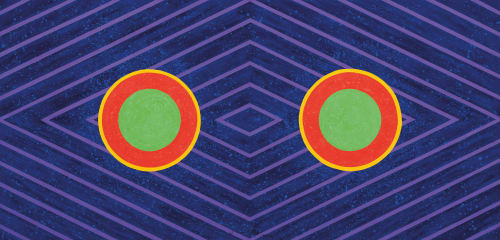 Hsiao Chin, La Vibrazione del Sole (The Vibration of Sun), 1965, Acrylic on canvas, 140 x 290 cm