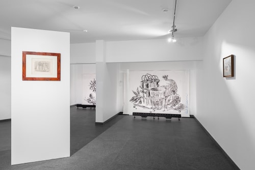 ADEL ABDESSEMED & GIORGIO MORANDI - Guerre et Paix exhibition view, GALLERIA CONTINUA / Paris Matignon, 2024. Photo: Paul Hennebelle © ADAGP 2024. With the complicity of Jean Nouvel for the scenography. Courtesy Adel Abdessemed studio & GALLERIA CONTINUA.