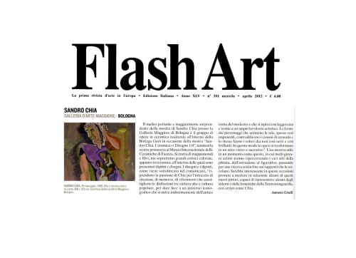 Sandro Chia, Galleria d'Arte Maggiore - Bologna