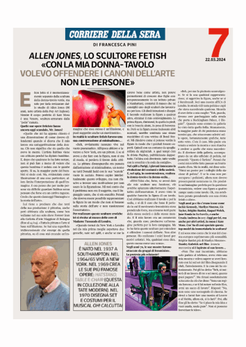 Allen Jones, the fetish sculptor: 'With my woman-table, I wanted to offend the canons of art, not people.'