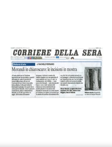 Morandi in chiaroscuro: the etchings on display