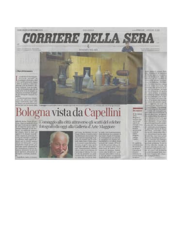 Bologna seen by Capellini, The tribute to the city through the shots of the renowned photographer opens today at the...