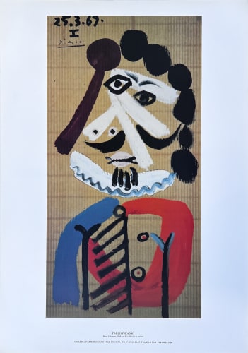 Picasso, Buste d'homme, 1969, poster
