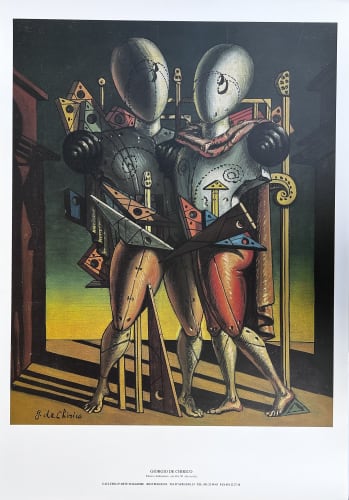 Giorgio de Chirico, Ettore e Andromaca, 1950-1955, poster