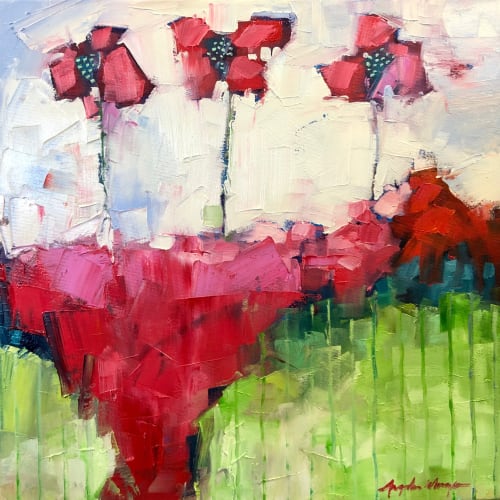 Angela Morgan fall show painting demo