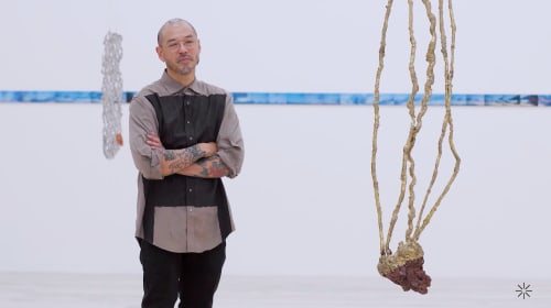 Yeni Mao sobre sus obras "Fig. 36.5 Skinwalker" y "Fig. 44.3 You and me both"