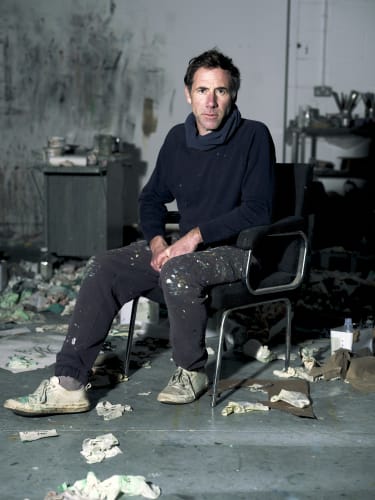 Jonathan Wateridge in his studio, Norfolk (UK), 2025 | Photo: Jackson Pearce White