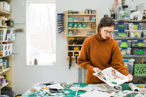 Letha Wilson in the studio, 2023 | Photo by Willy Wilson