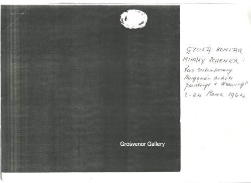 Gyula Konfar & Mihaly Schener, Two contemporary Hungarian artists paintings & drawings