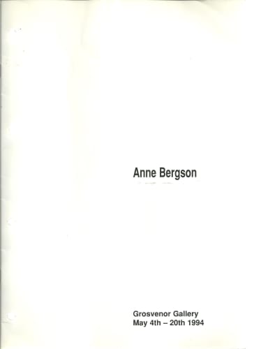 Anne Bergson, Recent Watercolours