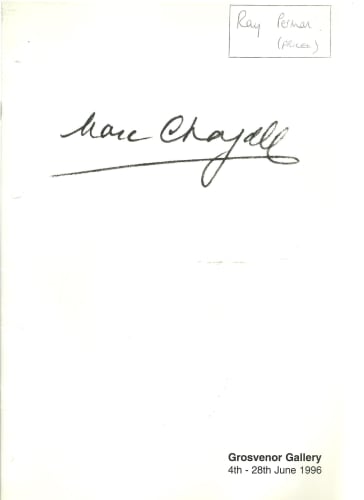 Original signed lithographs 1950's - 1960's, Marc Chagall