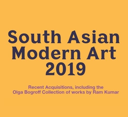 South Asian Modern Art, 2019, Including the Olga Bogroff Collection of works by Ram Kumar