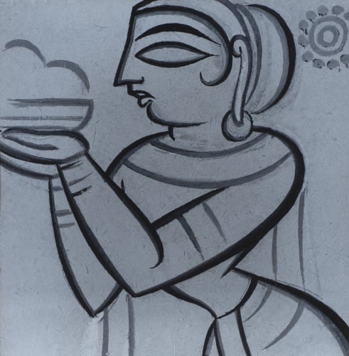 Jamini Roy, Monochrome