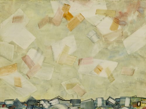 Lancelot Ribeiro, Grey Landscape, 1985