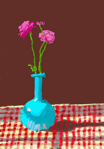 20 Flowers by David Hockney