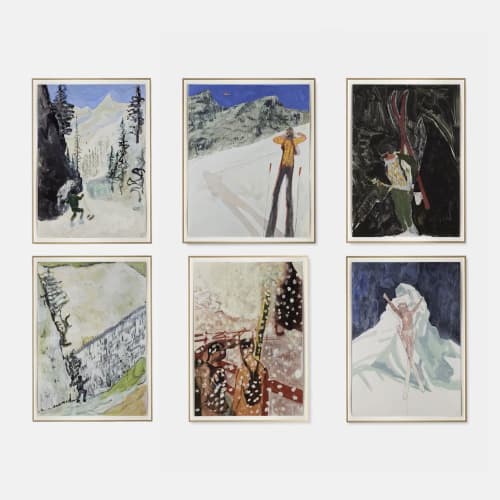 Peter Doig Zermatt series for sale
