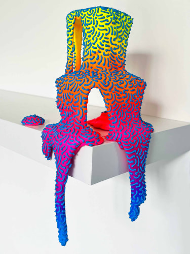 Binary | Foam, acrylic, polymer, resin | 13 1/2 x 8 1/2 x 7 1/2 in