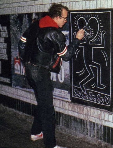 Keith Haring Subway Drawings