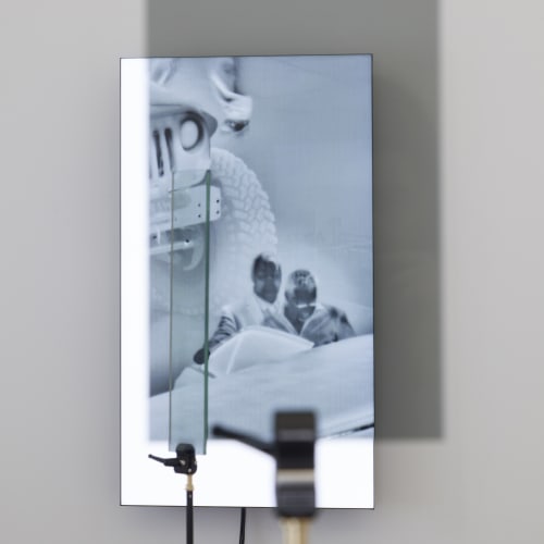 Detail of Emmanuel Van der Auwera's "VideoSculpture XX (The Worldʼs 6th Sense)"