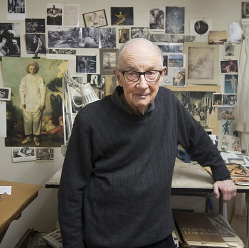 John O'Reilly standing in studio