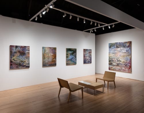 Installation view of booth