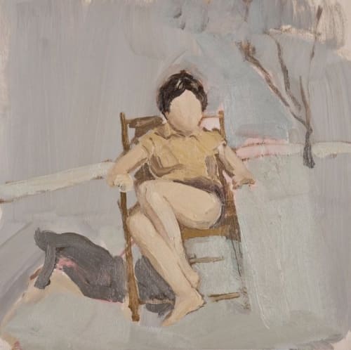 Gideon Rubin, "Untitled," 2011, oil on board, 11 3/4 x 11 3/4 inches
