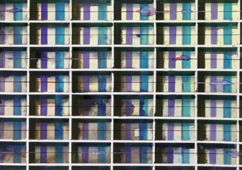 Driss Ouadahi, "Untitled [j]," 2007, watercolor on paper, 9 5/16 x 13 5/16 inches