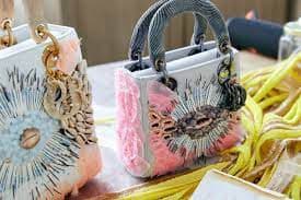 Another Lady Dior metamorphosis by Rina Banerjee