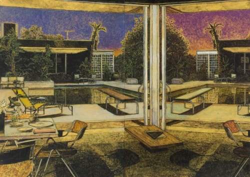 Stefan Kürten, "Mirage," 2016, acrylic and ink on paper