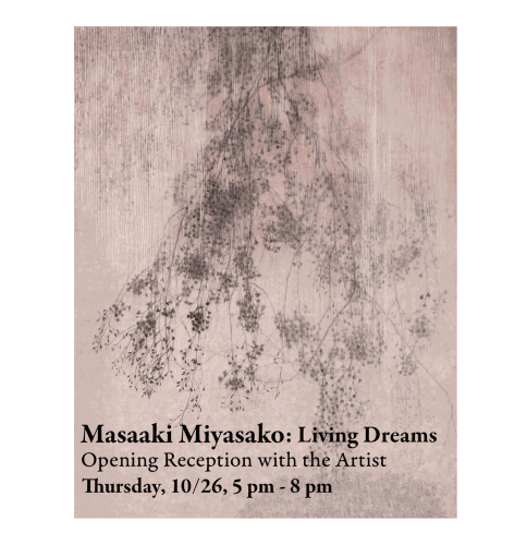 Opening Reception - October 26, 5-8 PM, Masaaki Miyasako: Living Dreams
