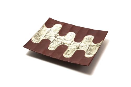 Rinpa: Silver Waves, Lacquer works by Tohru Matsuzaki