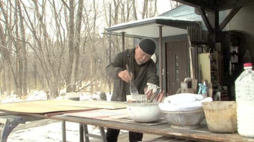 Ken Matsubara, Scenery, Process of Painting