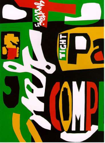 Blips and Ifs, 1963-64, oil on canvas, 71 1/8 x 53 1/8 inches, Amon Carter Museum of American Art, Fort Worth, Texas