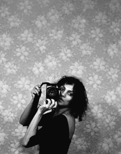Image of Ming Smith's Untitled, Self Portrait with Camera