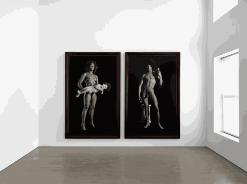 Installation view: Renée Cox: Roots Returned, Cathouse Proper, New York, 2019. Photo: Dario Lasagni.