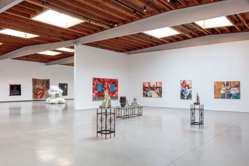 Installation view, Shattered Glass, 2021. Curated by Melahn Frierson and AJ Girard. Jeffrey Deitch, Los Angeles, CA.