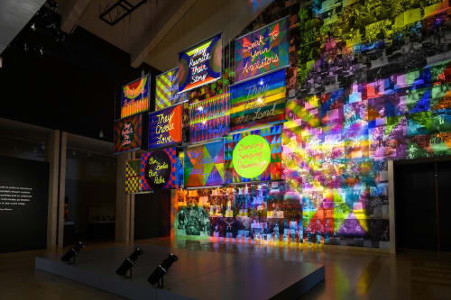 Jeffrey Gibson, They Come From Fire, 2022. Courtesy of the Portland Art Museum.