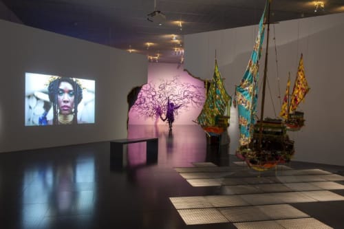 Installation view, A Gateway To Possible Worlds, 2022. Courtesy of Centre Pompidou-Metz. Photo by Marc Domage.