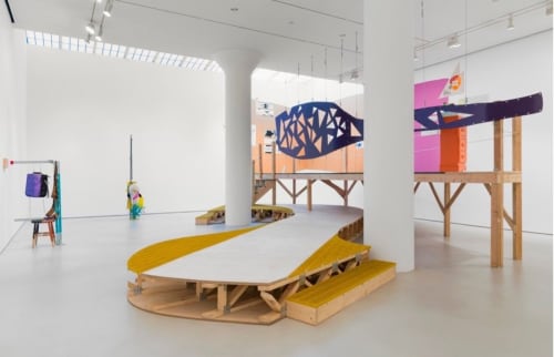 Jessica Stockholder: For Events, Hutchinson Courtyard | The University of Chicago