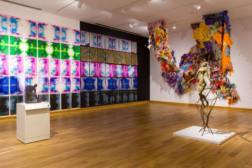 Alfred Conteh, Aura, Acrylic and urethane plastic on canvas. Image courtesy of the artist.