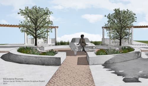 Shirley Chisholm monument proposal by Mickalene Thomas