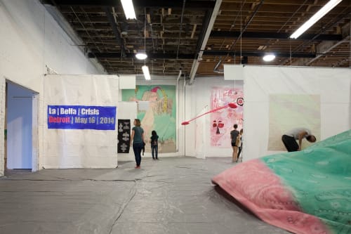José Lerma installation at MOCAD Detroit, 2014