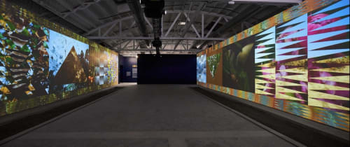 Installation view, Jeffrey Gibson, This Burning World, 2022. Photo by Impart Photography.