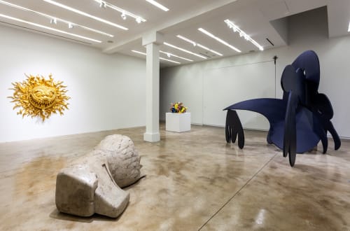 Tony Tasset, “The Weight,” solo exhibition at Kavi Gupta Gallery in Chicago, 2020.