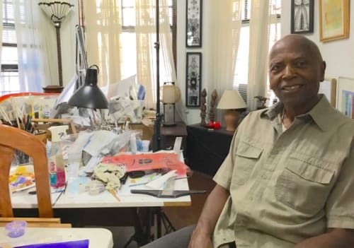Gerald Williams at his home/studio on Chicago’s South Side Photo Phillip Barcio