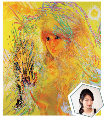 Su Su, Bed Straw, 2020. Oil on canvas, 42 x 36 in. Courtesy of American Art Collector